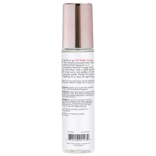 CG All Night Long Fragrance Body Mist with Pheromones