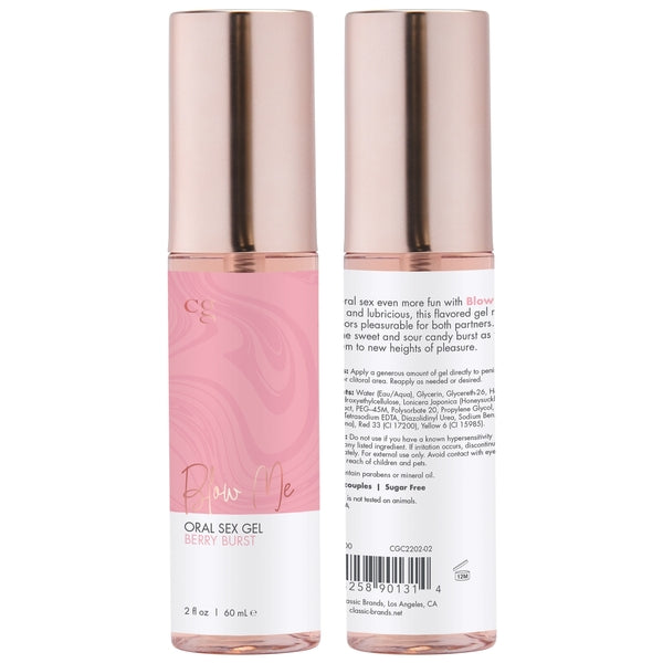 CG BLOW ME Oral Sex Gel - Berry Burst - 2oz / 60 mL