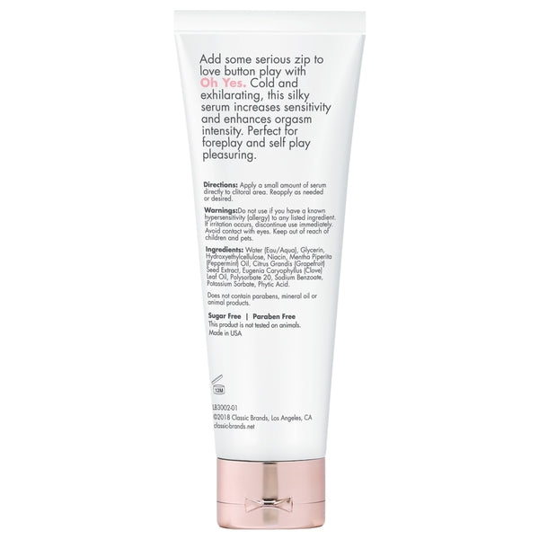 CG Oh Yes Cooling Clitoral Stimulant – 1oz / 30mL