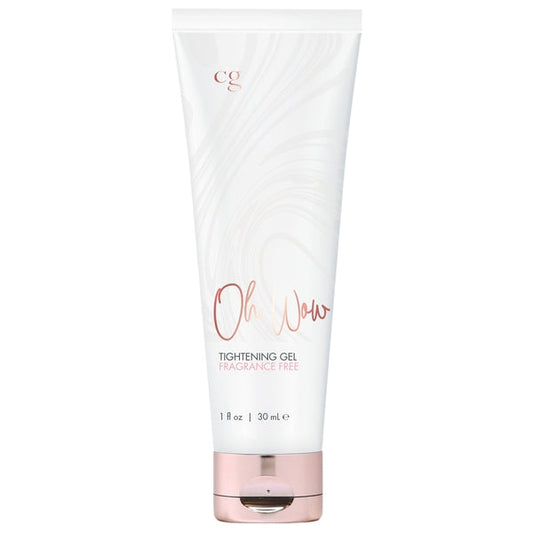 CG Oh Wow Tightening Gel – 1oz tube with pink label, body-safe formula for vaginal tightening and enhanced intimacy.