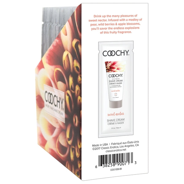 Coochy Shave Cream - Sweet Nectar 24pc
