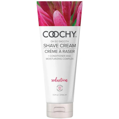 Coochy Shave Cream – Seduction - 3.4oz/7.2oz/12.5oz/32oz/0.5oz