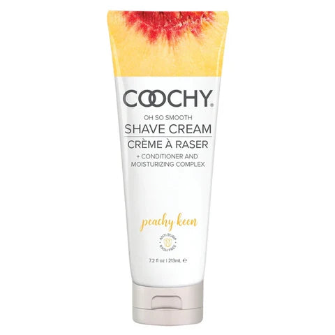 Coochy Shave Cream - Peachy Keen - 3.4 oz / 7.2 oz /1 2.5 oz / 32 oz / 0.5 oz