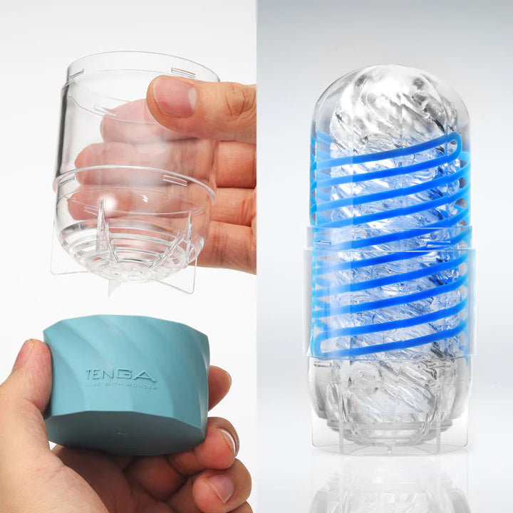 TENGA SPINNER DX 01 masturbator with spiral texture
