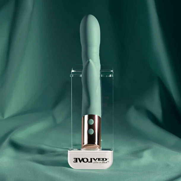 Evolved The Shimmy Thrusting Dual-Stimulation Vibrator