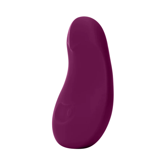 Dame Pom soft silicone vibrator with squishy curved body