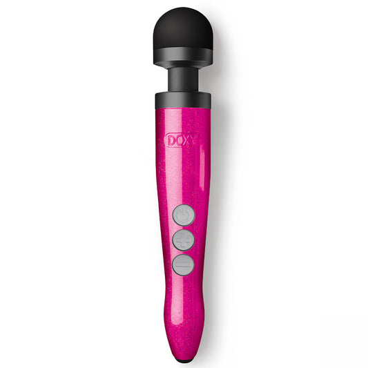 DOXY Die Cast 3R – Hot Pink Breast Cancer Awareness Edition compact rechargeable wand vibrator