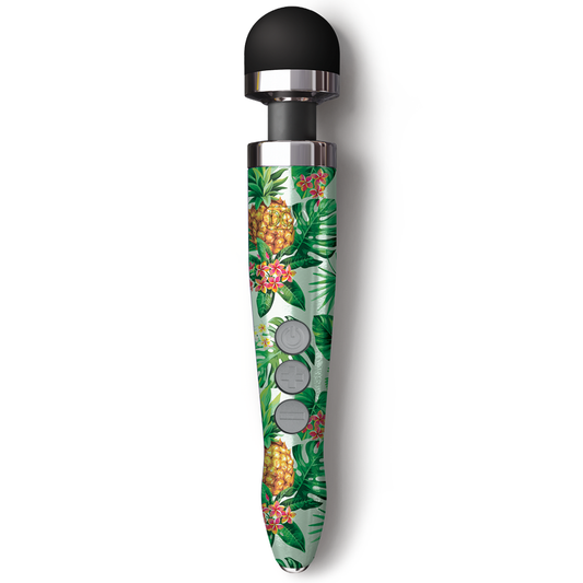 DOXY Die Cast 3R – Pineapple Edition compact tropical rechargeable wand vibrator