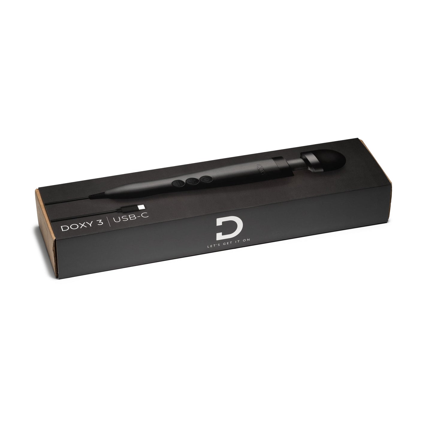 DOXY 3 USB-C Wand Massager in turquoise – USB-powered lightweight vibrator