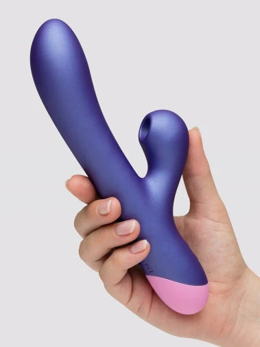 Romp Pulse rabbit vibrator – dual motor toy with Pleasure Air clitoral suction