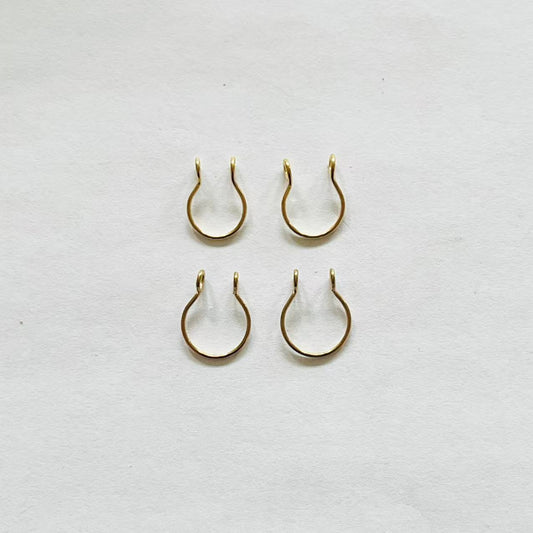 Minimalist Gold Nipple Rings – Non-Piercing