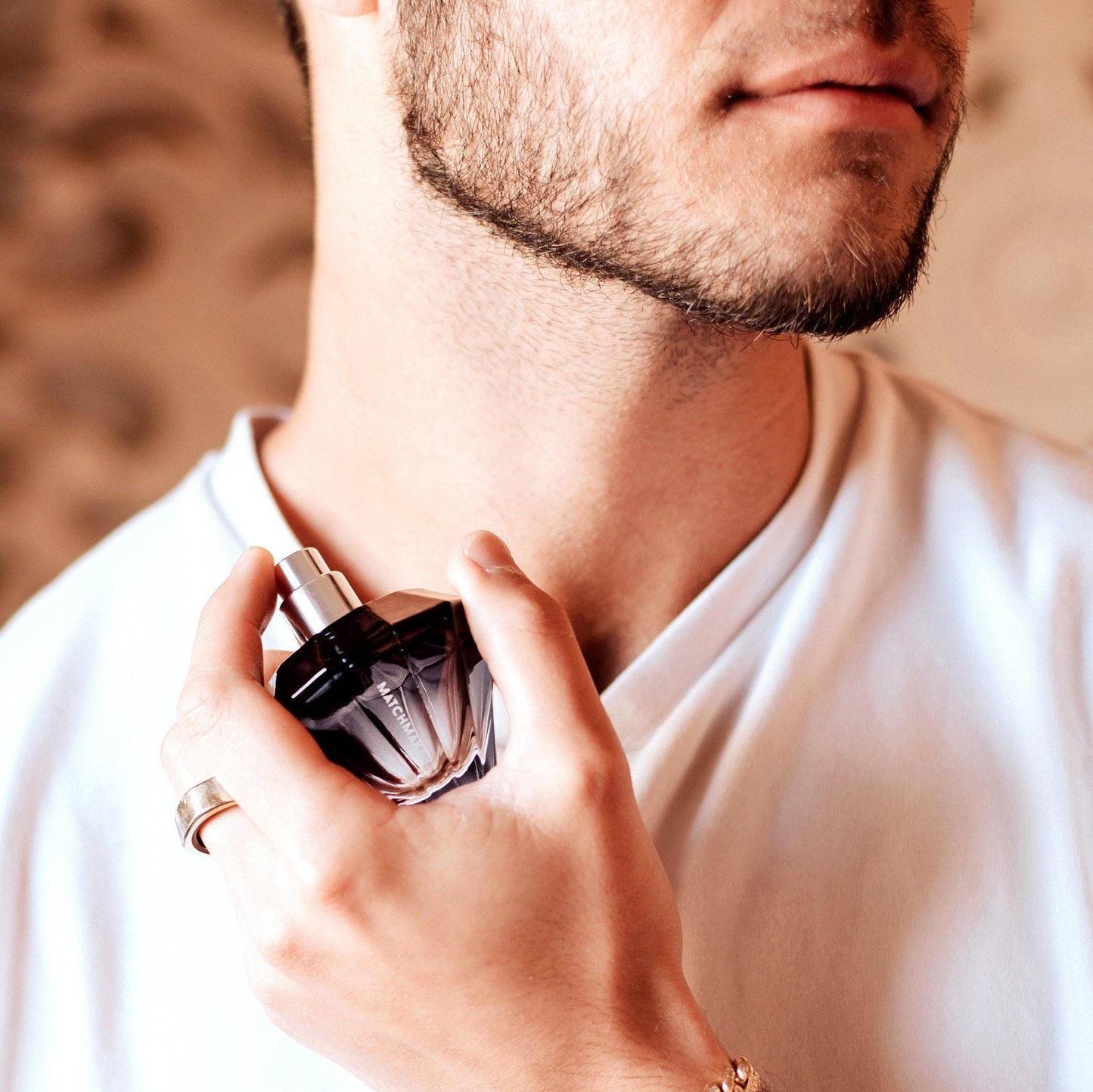 Eye Of Love MatchMaker Black Diamond Pheromone Parfum bottle – sleek 30ml fragrance for men to attract her, elegant black packaging