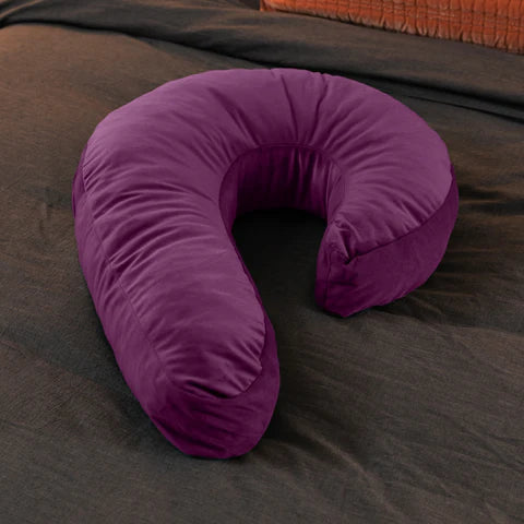 Liberator Lune Snuggle Pillow with Rouge Palm Vibrator – memory foam support pillow with hidden pocket