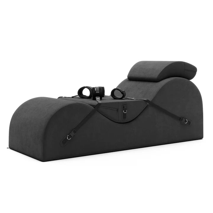 Liberator Esse Valkyrie Edition chaise in black velvet
