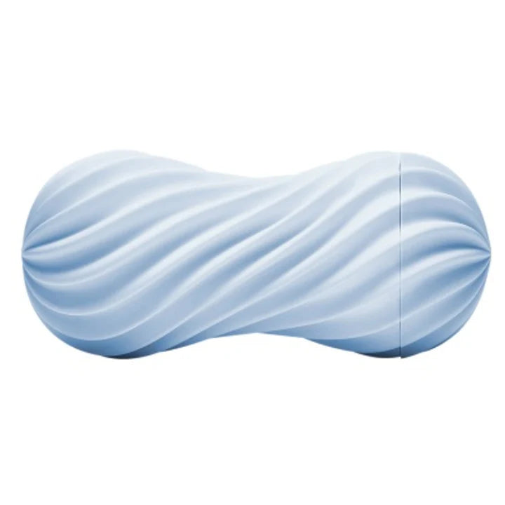 TENGA FLEX Male Masturbator with spiral ribbed sleeve and suction control – reusable and easy to clean