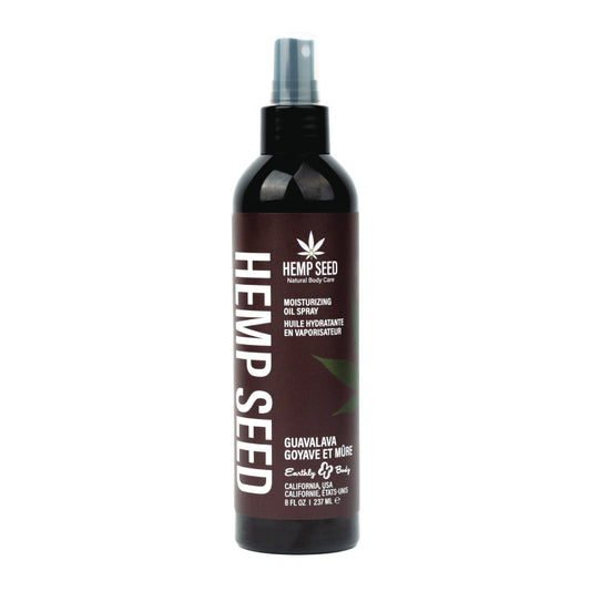 Earthly Body Hemp Seed Moisturizing Oil Spray – Guavalava (8 oz)