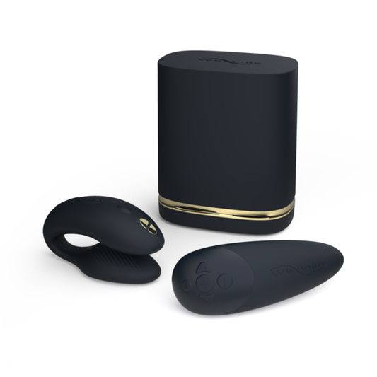We-Vibe Golden Moments Collection 2 – Black and Gold Luxury Couples Vibrator Gift Set