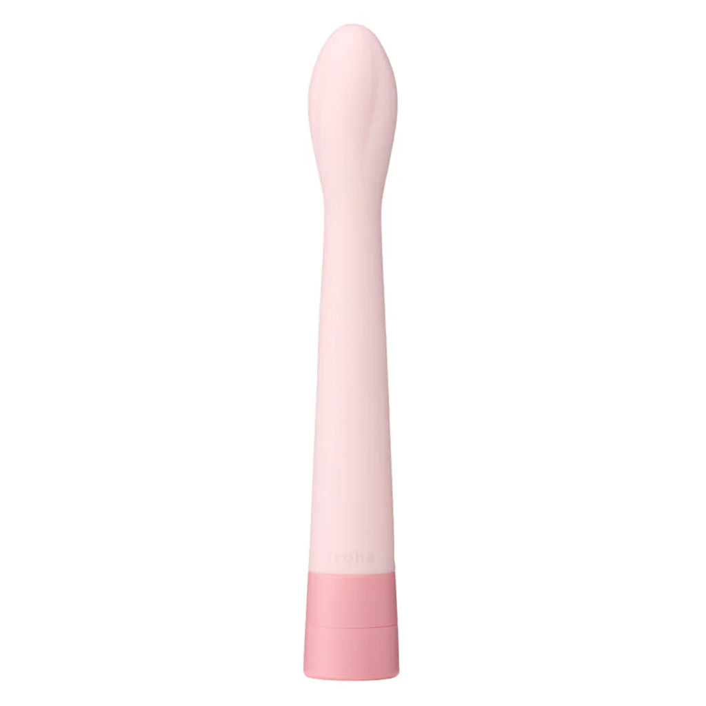Iroha Koharu Benitsubomi slim pink vibrator with curved bud tip