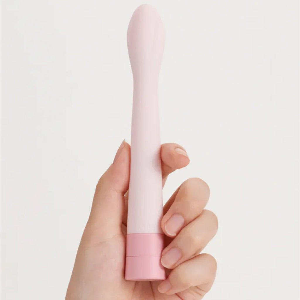Lightweight pink vibrator with two vibration modes and waterproof body