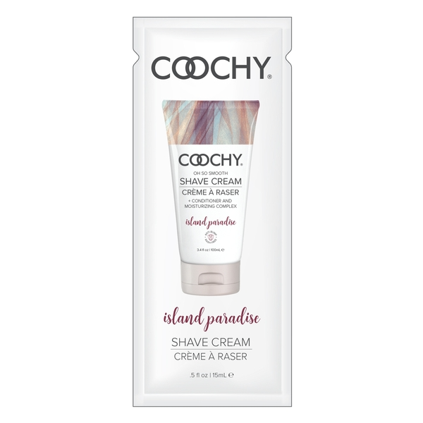 Coochy Shave Cream Island Paradise – 0.5 oz (Travel Size)