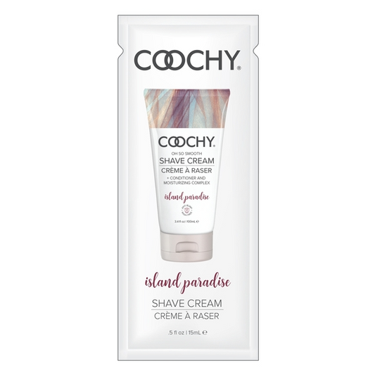 Coochy Shave Cream Island Paradise – 0.5 oz (Travel Size)