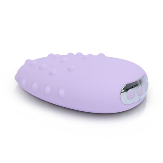Je Joue Mimi Deux Double Sided Clitoral Vibrator – Lilac front view with dual textures