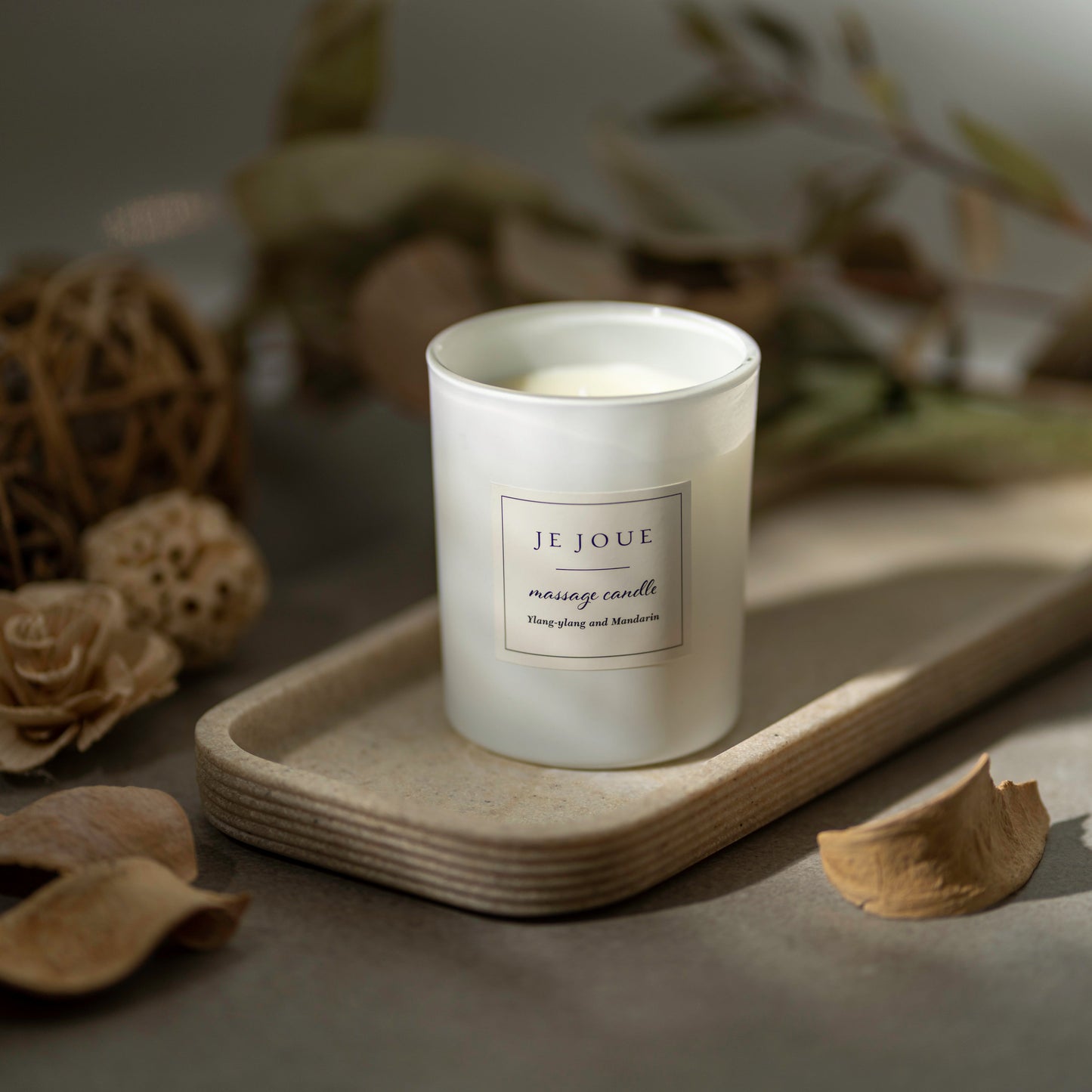 Je Joue Luxury Massage Candle – Ylang Ylang & Mandarin