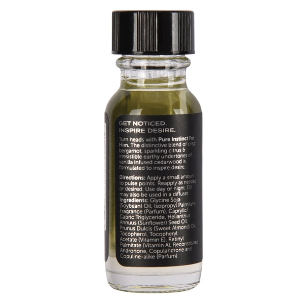 Pure Instinct – Pheromone Cologne Oil For Him (0.5 oz / 15 mL)