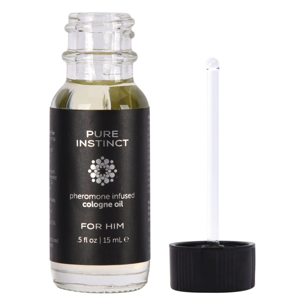 Pure Instinct – Pheromone Cologne Oil For Him (0.5 oz / 15 mL)