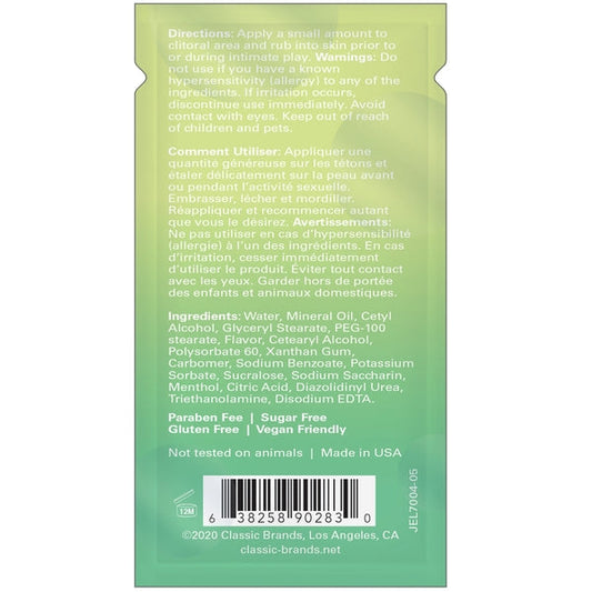 Jelique Joy Buzzer Clitoral Arousal Balm Mojito Twist - 0.13 floz / 4 mL(Travel Size)