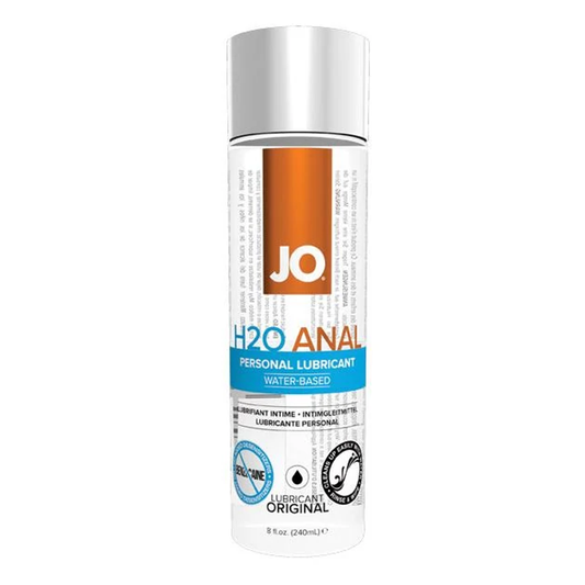 System JO H2O Anal Original – Water-based anal lubricant bottle with long-lasting glide and toy-safe formula