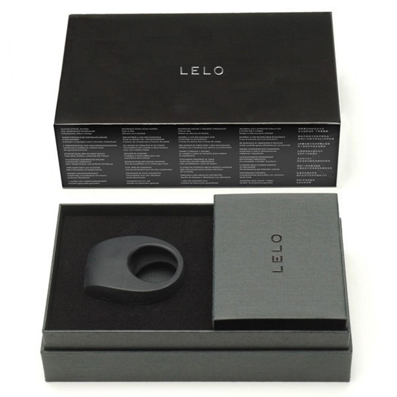 LELO TOR 2 – Black Vibrating Silicone Cock Ring with Adjustable Patterns