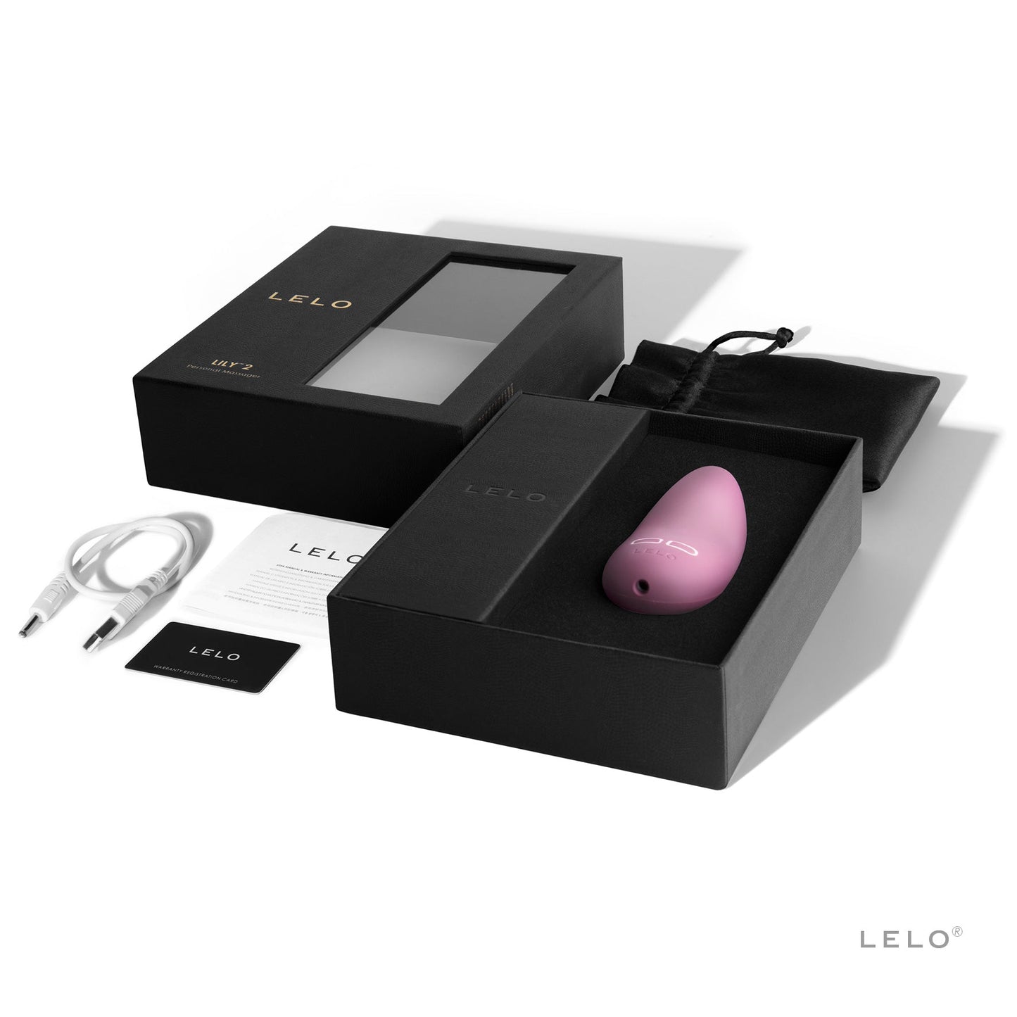 Lelo Lily 2 Scented Vibrator - Pink (Rose & Wisteria)