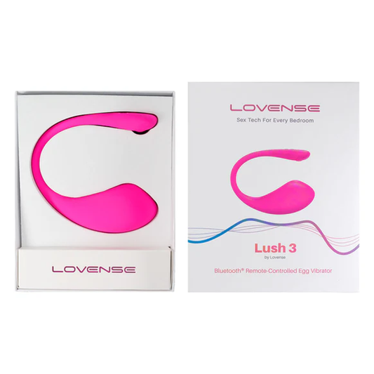 Lovense Lush 3 – Pink Wearable Vibrator with App Control for Long-Distance Couples