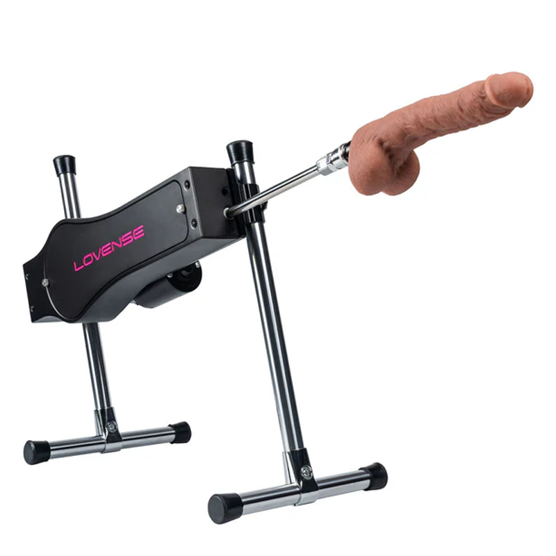Lovense Sex Machine with dual-ended thrusting arms and adjustable base