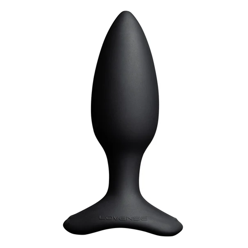 Lovense Hush 2 - 1.5" Bluetooth Vibrating Butt Plug - Black