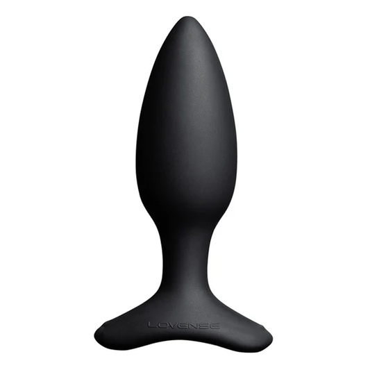 Lovense Hush 2 - 1.5" Bluetooth Vibrating Butt Plug - Black