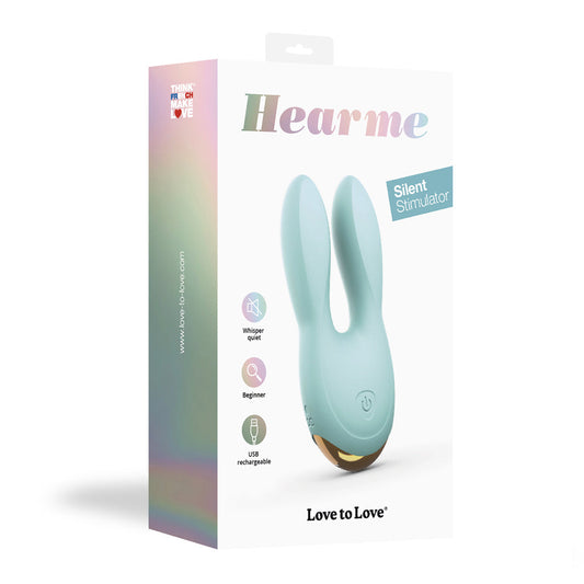 Love To Love Hear Me Silent Stimulator – Dual Motor Clitoral Vibrator