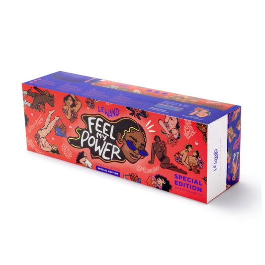 Le Wand Feel My Power Wand with Kelly Malka’s limited edition artwork