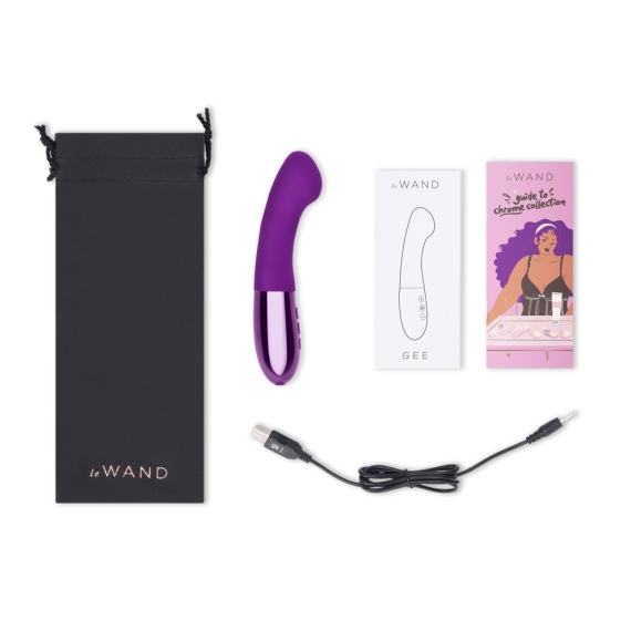 Le Wand Gee Vibrator – Dark Cherry G-Spot Vibrator