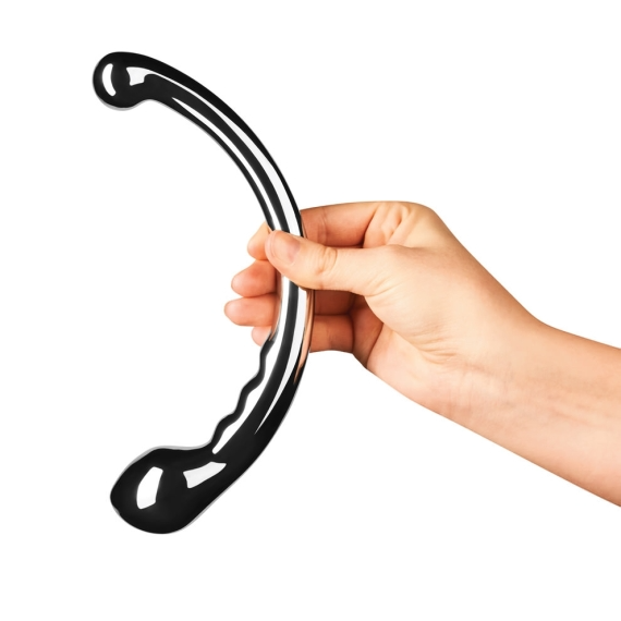 Le Wand Hoop Stainless Steel Dildo – Dual-Ended Metal Wand for G-Spot & P-Spot Play