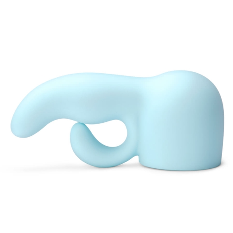 Silicone wand accessory for G-spot and clitoral stimulation