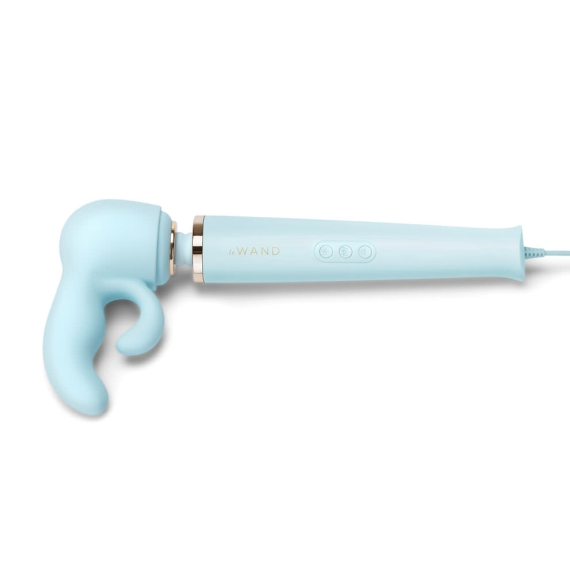 Silicone wand accessory for G-spot and clitoral stimulation