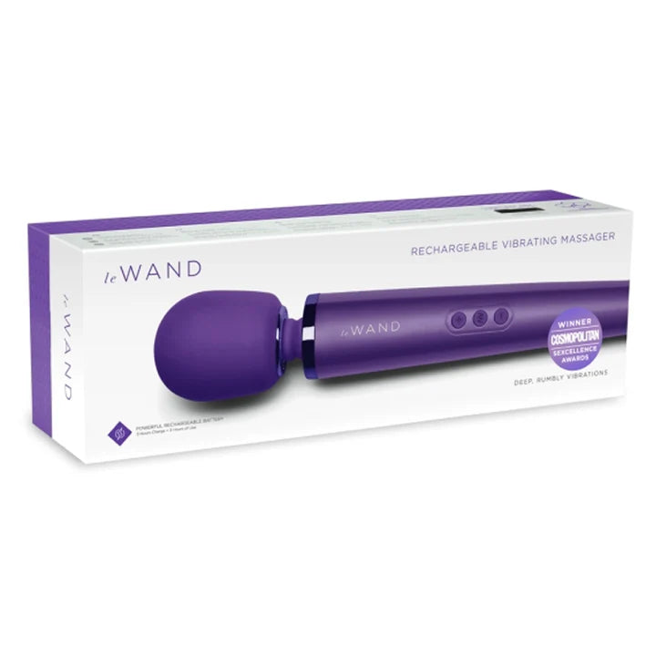 Award-winning powerful wand vibrator with 10 speeds and 20 patterns