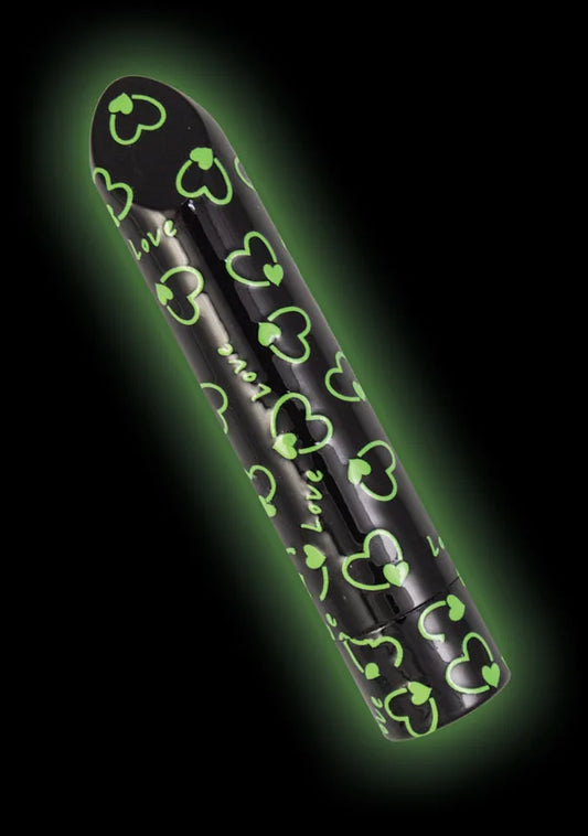 Nasstoys Glow Vibes Sweet Heart – Glow-in-the-Dark Mini Heart Vibrator with 10 Functions