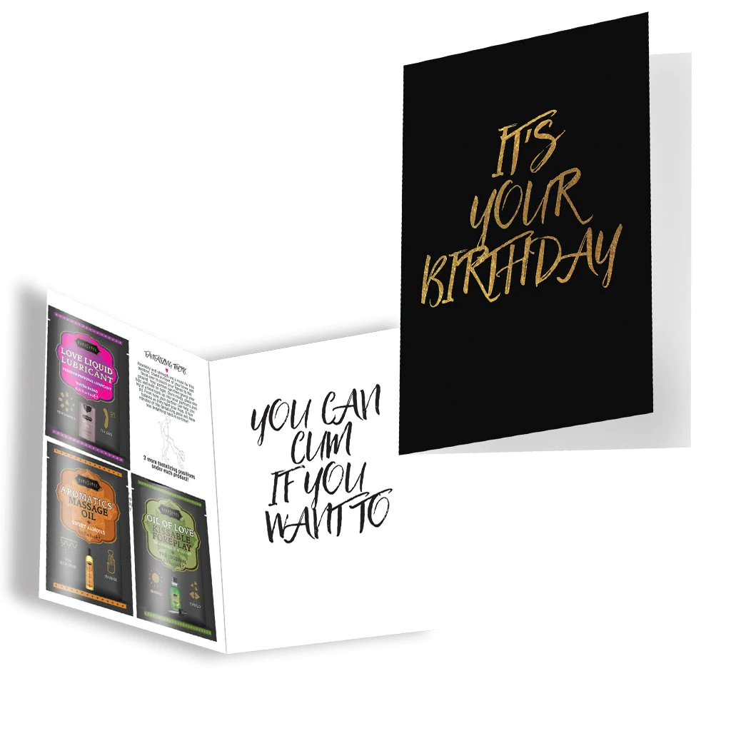 Kama Sutra Naughty Notes – “It’s Your Birthday… You Can Cum If You Want To!” Edition