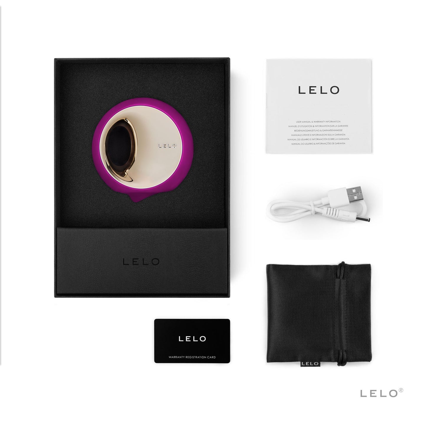 Lelo Ora 3 Oral Stimulator - Deep Rose