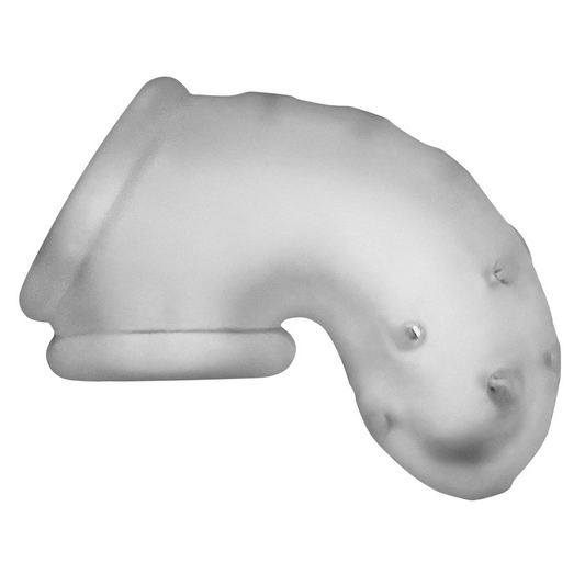 Oxballs Airlock Electro Chastity Cage - CLEAR ICE