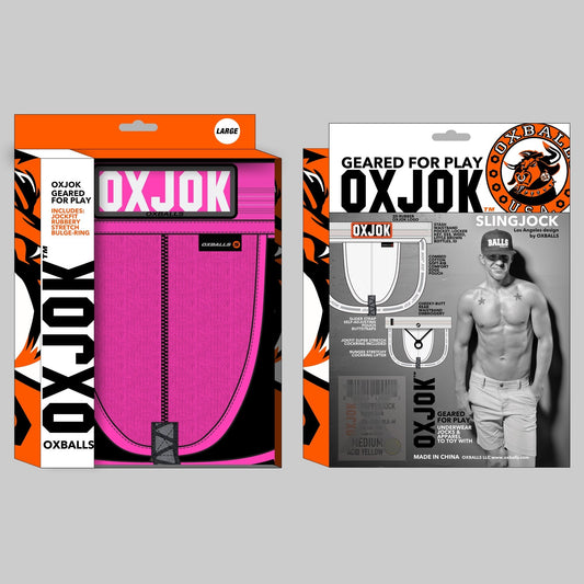 OXBALLS OXJOK Slingjock Upthrust Slider-Strap Jock – Pink Sky