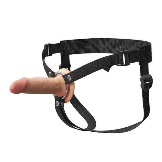 Pipedream Fantasy X-Tensions Elite 5-inch Hollow Strap-On with silicone dildo and adjustable harness